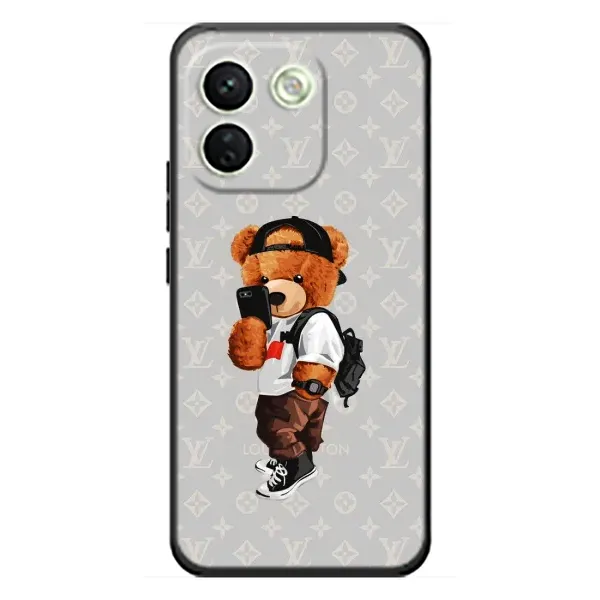 Чохол з принтом «Ведмедик Луі» для Xiaomi Redmi Note 17 Pro Max