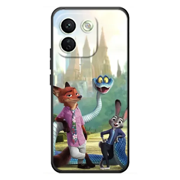 Чехол с принтом «Герои мультфильма Зверополис» для Xiaomi Redmi Note 17 Pro Max Чехол с принтом «Герои мультфильма Зверополис» для Xiaomi Redmi Note 17 Pro Max