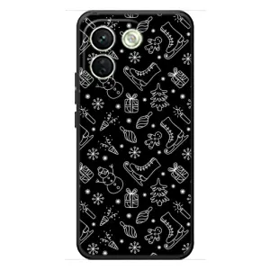 Новорічні, Святкові Чохли для Xiaomi Redmi Note 17 Pro Max - 2024 год (Новорічний фон)
