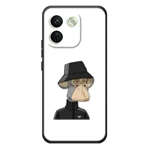 Чехлы с Обезьянами NFT для Xiaomi Redmi Note 17 Pro Max (AlphaPrint) (обезьяна NFT Adidas)