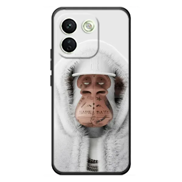 Чохол з принтом «мавпа NFT в тату» для Xiaomi Redmi Note 17 Pro Max Чохол з принтом «мавпа NFT в тату» для Xiaomi Redmi Note 17 Pro Max