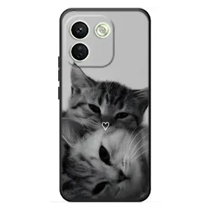 Чохол з малюнком кіт на Xiaomi Redmi Note 17 Pro Max (Пара котів)