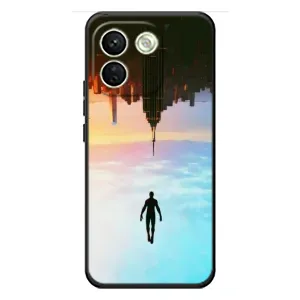 Чехол с человеком пауком для Xiaomi Redmi Note 17 Pro Max - (AlphaPrint) (Паук человек)