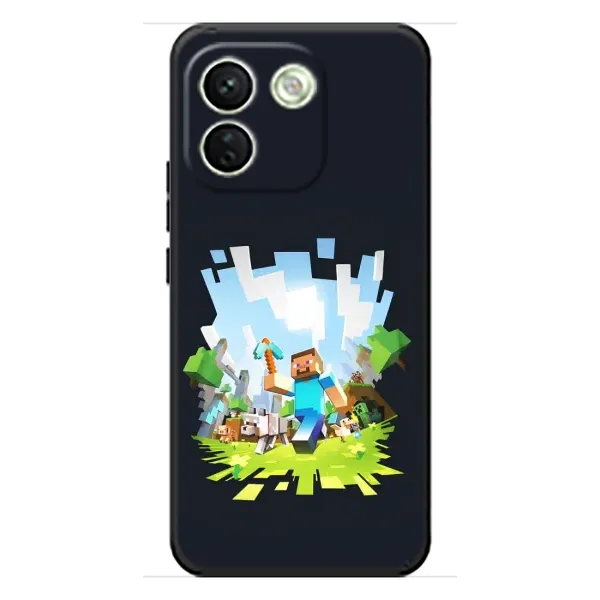 Чохол з принтом «персонажі Minecraft» для Xiaomi Redmi Note 17 Pro Max