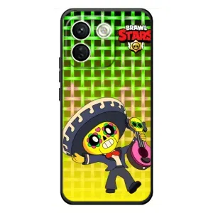 Чехлы Brawl Stars для Xiaomi Redmi Note 17 Pro Max (AlphaPrint) (Поко в самбреро)