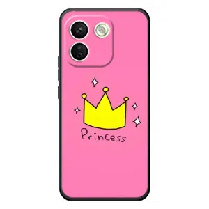 Чехол с картинкой (Стильные) для Сяоми Редми Ноте 17 Про Макс - (AlphaPrint) (Princess)