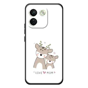 Чохли для мами на Xiaomi Redmi Note 17 Pro Max (Оленята мама і малюк)