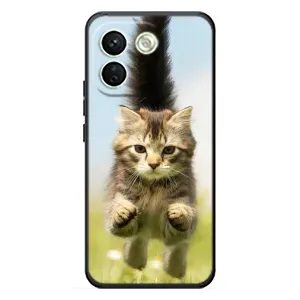 Чехлы с Котиками для Xiaomi Redmi Note 17 Pro Max (VPrint) (Прыжок кота)