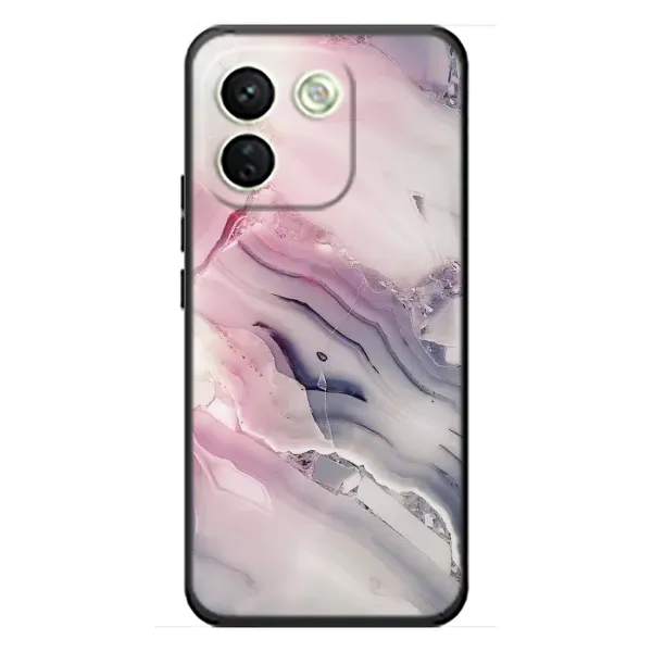 Чохол з принтом «Пурпурний Мрамор» для Xiaomi Redmi Note 17 Pro Max