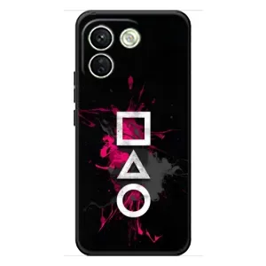 Чохол Гра в кальмара для Xiaomi Redmi Note 17 Pro Max (Символи Гра кальмара)