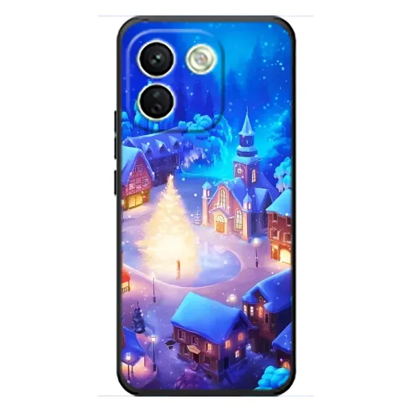 Чохол з принтом «Різдвяне місто» для Xiaomi Redmi Note 17 Pro Max