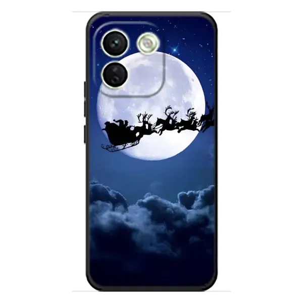 Чехол с принтом «Санта - луна» для Xiaomi Redmi Note 17 Pro Max