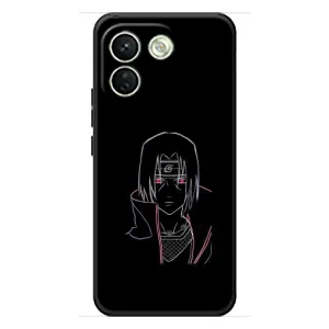 Чехлы на тему: Итачи Учиха для Xiaomi Redmi Note 17 Pro Max (AlphaPrint) (силуэт Итачи)
