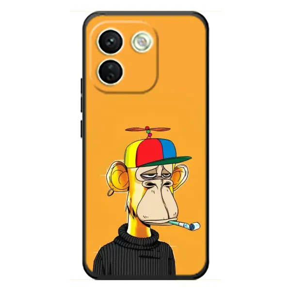 Чохол з принтом «Нудна мавпа NFT» для Xiaomi Redmi Note 17 Pro Max Чохол з принтом «Нудна мавпа NFT» для Xiaomi Redmi Note 17 Pro Max