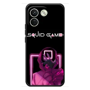 Чохол Гра в кальмара для Xiaomi Redmi Note 17 Pro Max (Неоновий охоронець гри)