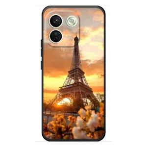 Чехол Эйфелева Башня для Xiaomi Redmi Note 17 Pro Max - (AlphaPrint) (Солнечная башня)