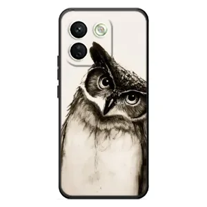 Чехол с птицами на Xiaomi Redmi Note 17 Pro Max (VPrint) (Сова)