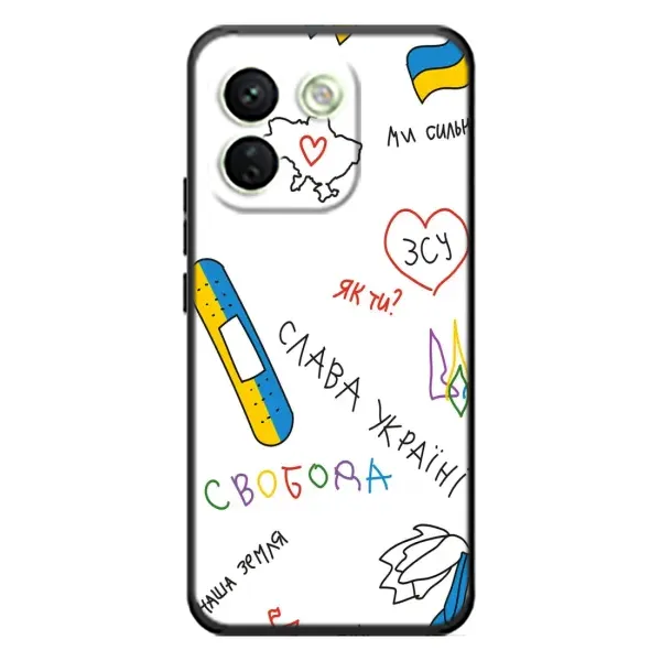 Чехол с принтом «Стикер» для Xiaomi Redmi Note 17 Pro Max