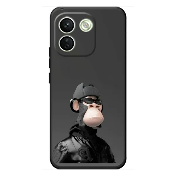 Чохол з принтом «стильна мавпа NFT» для Xiaomi Redmi Note 17 Pro Max Чохол з принтом «стильна мавпа NFT» для Xiaomi Redmi Note 17 Pro Max