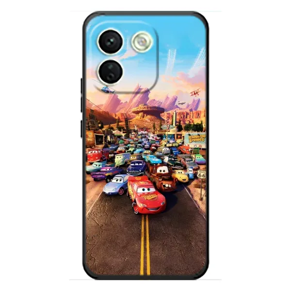 Чехол с принтом «Тачки на трассе» для Xiaomi Redmi Note 17 Pro Max Чехол с принтом «Тачки на трассе» для Xiaomi Redmi Note 17 Pro Max