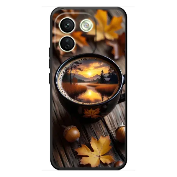 Чохол з принтом «Темна кава» для Xiaomi Redmi Note 17 Pro Max