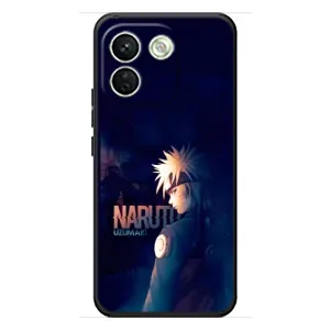 Naruto Anime Чехлы для Сяоми Редми Ноте 17 Про Макс (AlphaPrint) (тень Наруто)