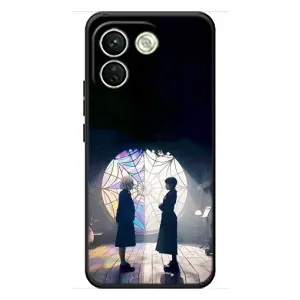 Чехлы Венсдей на Xiaomi Redmi Note 17 Pro Max Уэнсдей (AlphaPrint) (Уэнздей и Инид)