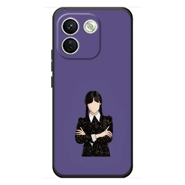 Чехол с принтом «Уэнздей в черном» для Xiaomi Redmi Note 17 Pro Max