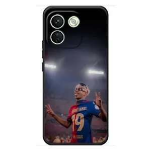 Чохол з футболістом Ламін Ямаль Xiaomi Redmi Note 17 Pro Max (Ямаль на стадіоні)