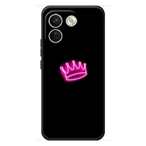 Чехол с Короной Сяоми Редми Ноте 17 Про Макс - (AlphaPrint) (Яркая корона)