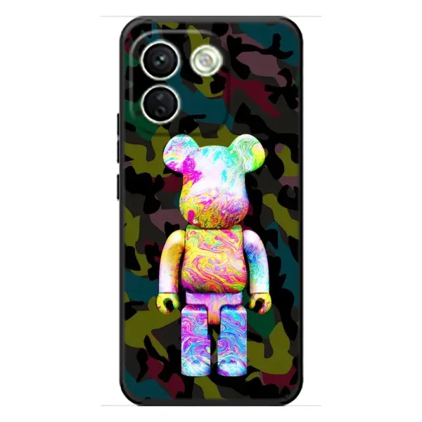 Чохол з принтом «Яскравий Bearbrick» для Xiaomi Redmi Note 17 Pro Max