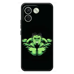 Чехлы с героями Марвел Xiaomi Redmi Note 17 Pro Max (VPrint) (Зелёный Халк)