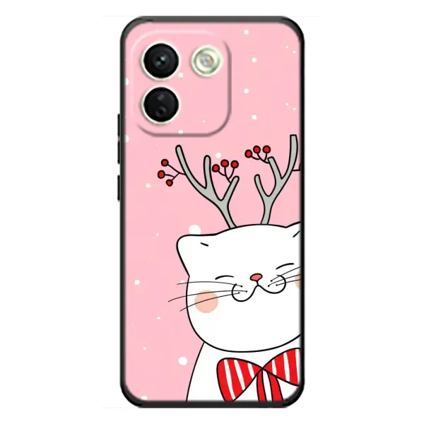 Чехол с принтом «Зимний кот» для Xiaomi Redmi Note 17 Pro Max