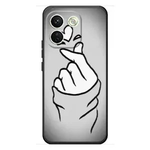 Чехол с принтом для Xiaomi Redmi Note 17 Pro Max (AlphaPrint - Знак сердечка) (Значок Love)