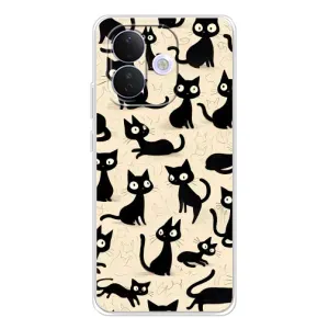 Чехол с рисунком кот на Xiaomi Redmi Note 17 Pro