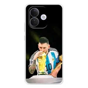 Чехлы для Xiaomi Redmi Note 17 Pro (Leo чемпион) (AlphaPrint) (Кубок Месси)