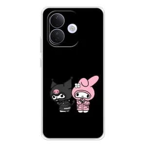 Чехол с кроликом Куроми на Xiaomi Redmi Note 17 Pro (Куроми и Мелоди)