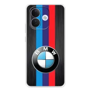 Чехол для Сяоми Редми Ноте 17 Про - с принтом БМВ (AlphaPrint) (Лого BMW)