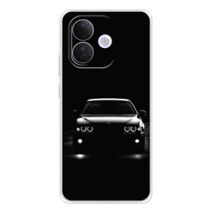 Чехол для Сяоми Редми Ноте 17 Про - с принтом БМВ (AlphaPrint) (Машина BMW)
