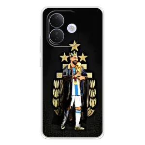 Чехлы для Xiaomi Redmi Note 17 Pro (Leo чемпион) (AlphaPrint) (Месси Король)