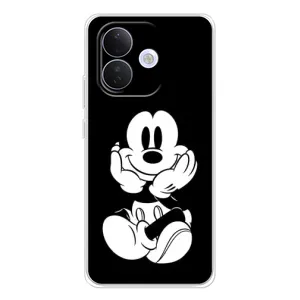 Міккі Маус чохол для Xiaomi Redmi Note 17 Pro (AlphaPrint - Мультяшні) (Маус на чорному)