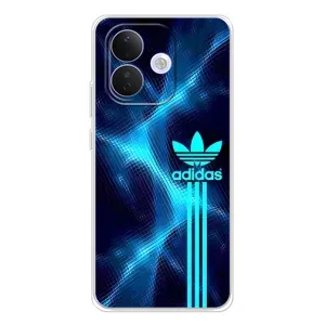 Чехлы Адидас для Xiaomi Redmi Note 17 Pro (AlphaPrint) (Синий Адидас)
