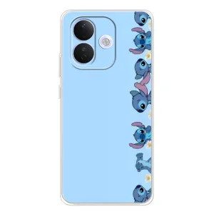 Чехол с принтом Стич на Xiaomi Redmi Note 17 Pro (Стич фон)