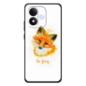 Чехлы с картинкой Лисички для Xiaomi Redmi Note 17 (VPrint) (Девочка Лиса)