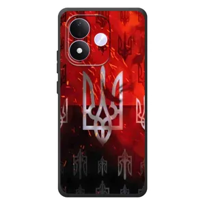 Украинские Чехлы для Xiaomi Redmi Note 17 с картинкой УПА (AlphaPrint) (ГЕРБ УПА)