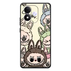 Чохол з Лабубу на Xiaomi Redmi Note 17 (Золота мавпа Bored Ape)