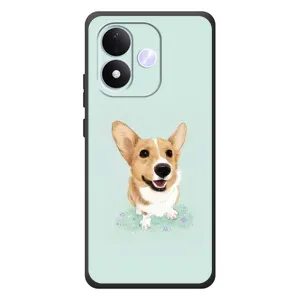 Чехлы с собаками для Xiaomi Redmi Note 17 (VPrint) (Корги)