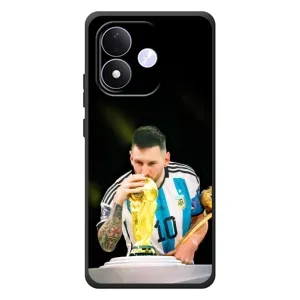 Чехлы для Xiaomi Redmi Note 17 (Leo чемпион) (AlphaPrint) (Кубок Месси)
