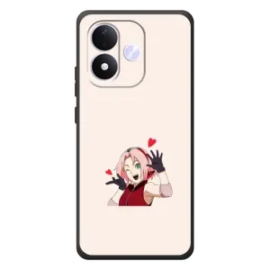 Чехлы Персонажи Аниме Наруто для Xiaomi Redmi Note 17 (AlphaPrint) (Лайк Сакура)