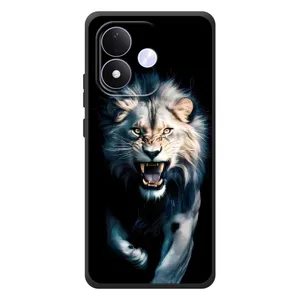 Чохол з картинкою 'Хижаки' для Xiaomi Redmi Note 17 (Лев у темряві)